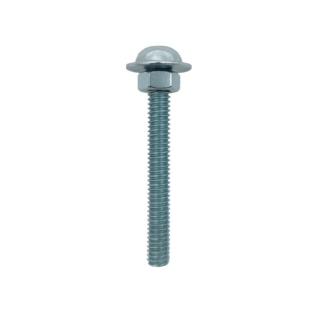 PARAFUSO MAQUINA REDONDO 5/32X1 + PORCA E ARRUELA COM 5 PECAS - SFORPLAST