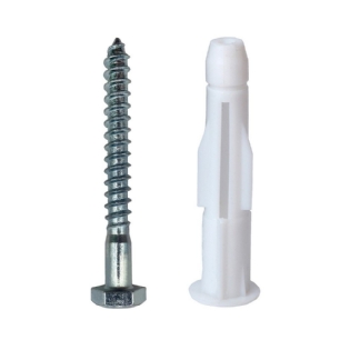 PARAFUSO SEXTAVADO SOBERBA 5/16X80 + BUCHA MULTIUSO 12 COM 2 PECAS - SFORPLAST
