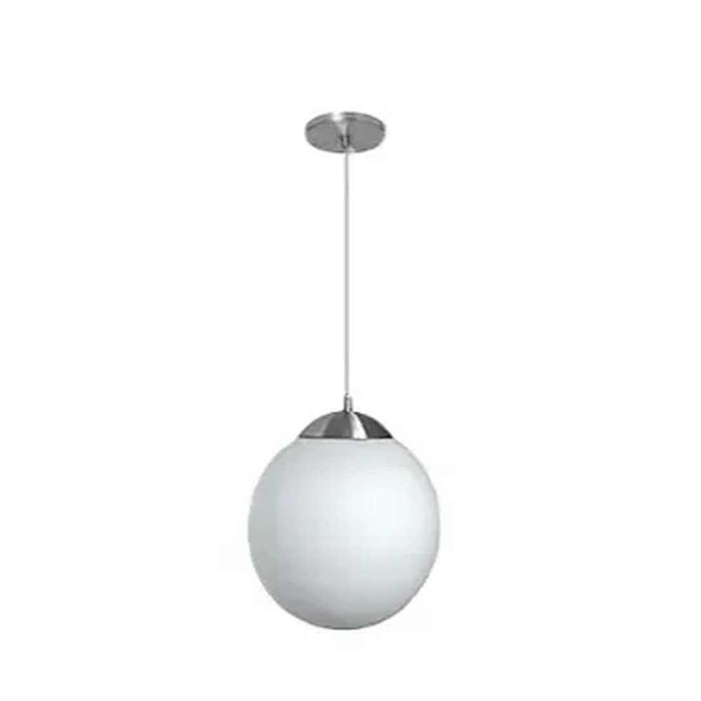 Pendente Astana Bola Fosca 30 cm p/ 1 Lampada E27 - Kin Light
