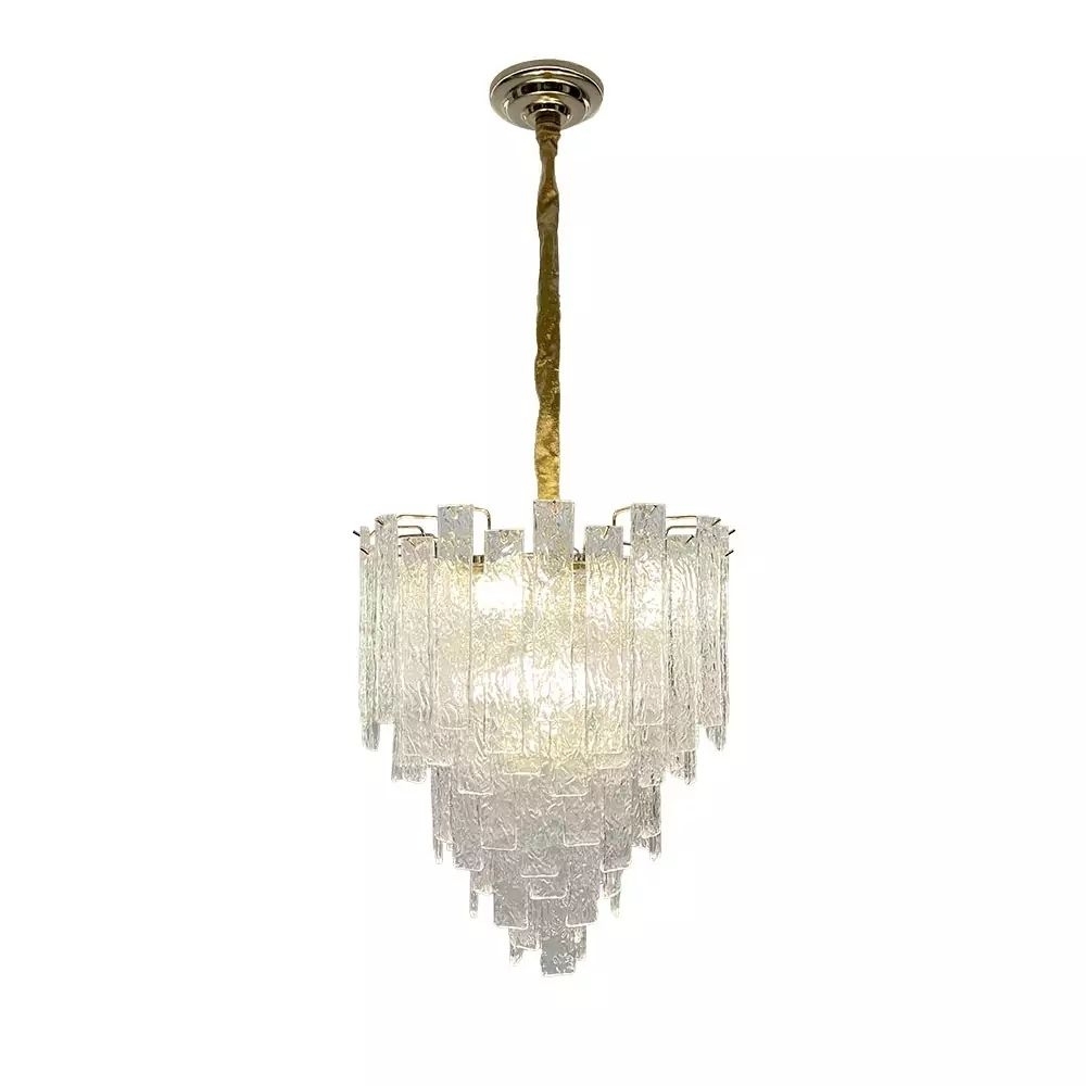 PENDENTE AURORA PARA 5 LAMPADA E14 40W BIVOLT VIDRO 92CM - BLUMENAU