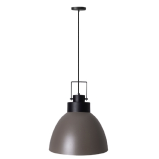 PENDENTE AVEIRO PARA 1 LAMPADA E27 100W FENDI PRETO - KIN LIGHT