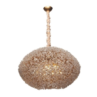 PENDENTE BALLON PARA 8 LAMPADA G9 CRISTAL 60CM - LAMPLUZ