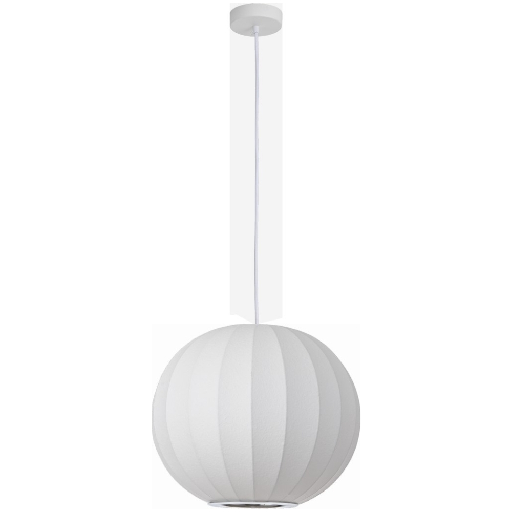 PENDENTE LED BOMBYX PARA 3 LAMPADA E27 30 CM BIVOLT BRANCO - SKYLIGHT