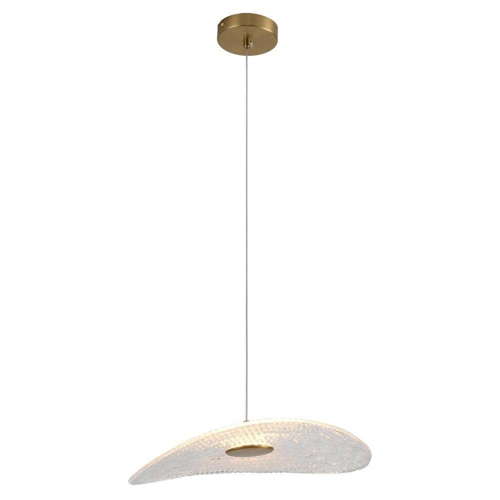 PENDENTE LED DRUM 3W BIVOLT LUZ AMARELA 3000K 240LM 30CM DOURADO - SKYLIGHT