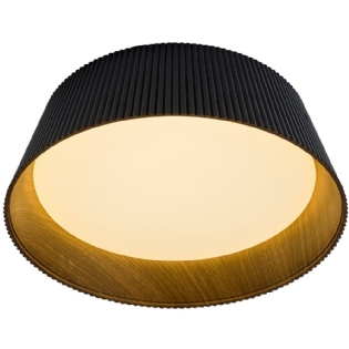 PENDENTE LED OTTAWA 36W AJUSTAVEL 3000K 4000K 6000K 2900LM PRETO 45CM REDONDO - HEVVY