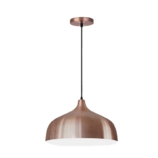 Pendente Luxor Aluminio para 1 Lampada E27 Cobreado - Kin Light