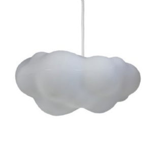 PENDENTE NUVEM FLUFFY PARA 1 LAMPADA 10W E27 - USARE