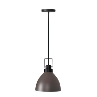 PENDENTE OVIEDO PARA 1 LAMPADA E27 100W CRISTAL PRETO - KIN LIGHT