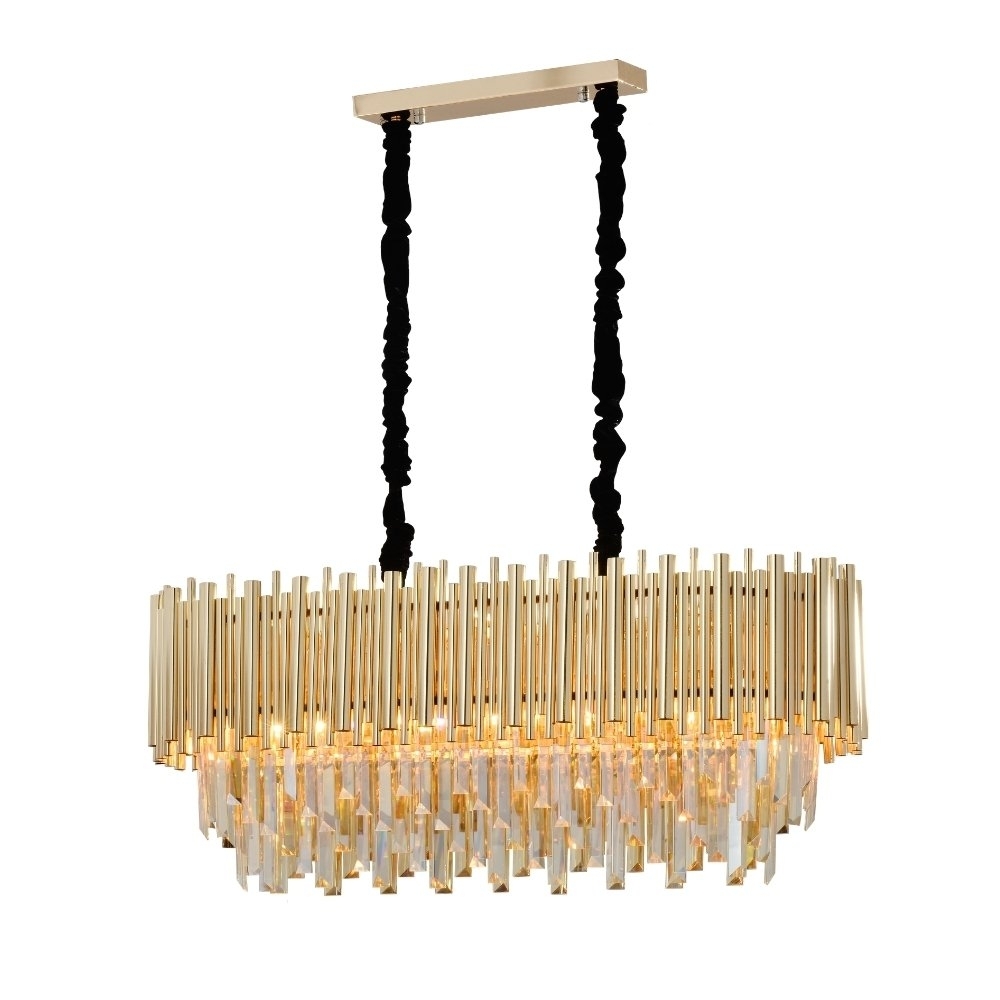 PENDENTE VERMONT PARA 6 LAMPADAS E27 CRISTAL - HEVVY