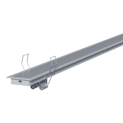 PERFIL EMBUTIR NANO 25MM BRANCO 30X11MM COM 1 METRO - LUMINATTI
