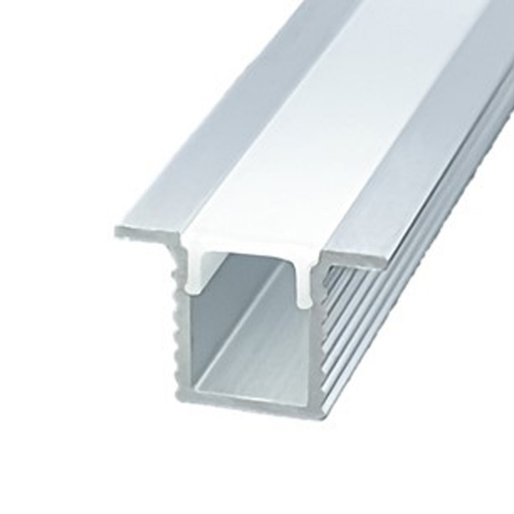 PERFIL EMBUTIR NANO 5,7MM BRANCO LIGHT 1 METRO - LUMINATTI