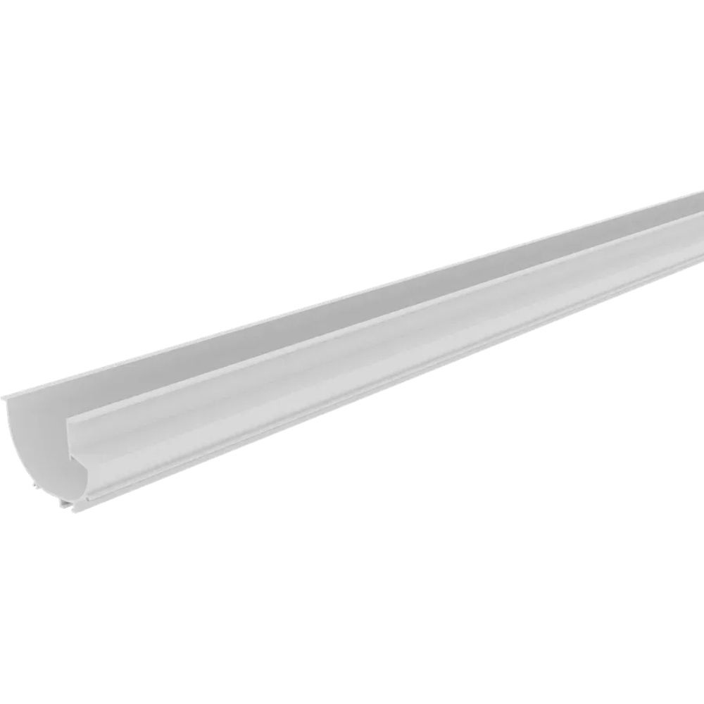 PERFIL EMBUTIR UNILATERAL 10MM BRANCO 1 METRO - LUMINATTI
