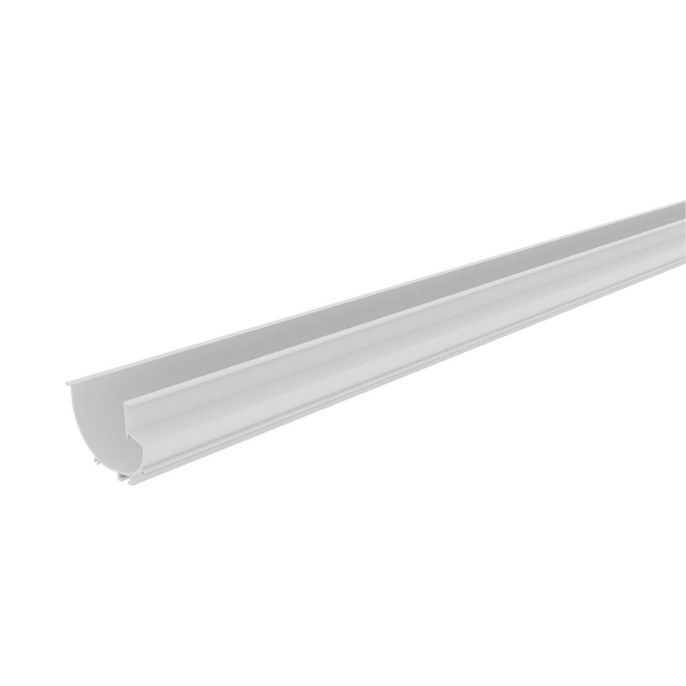 PERFIL EMBUTIR UNILATERAL 10MM BRANCO 3 METROS - LUMINATTI