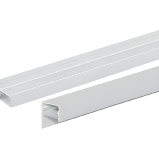 PERFIL SOBRE SANCA 37MM BRANCO/BRANCO 3 METROS - LUMINATTI