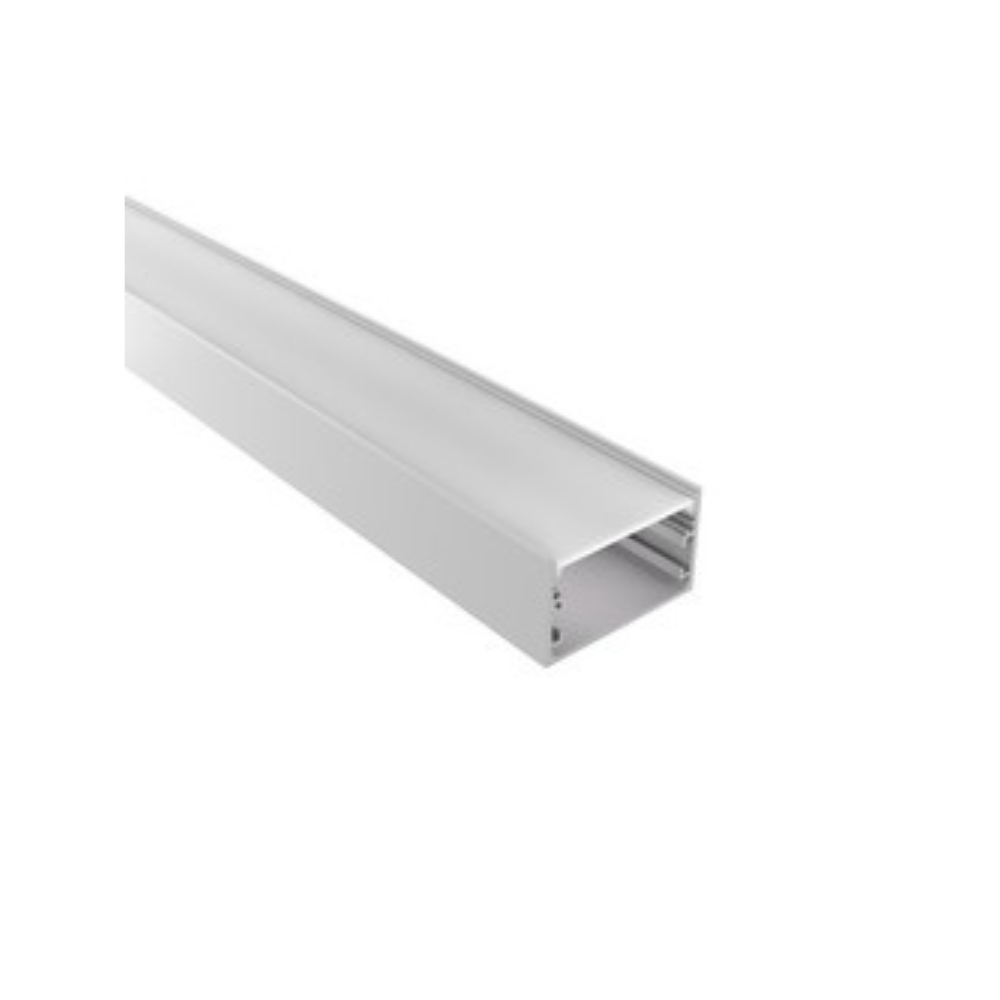 PERFIL SOBREPOR BRANCO 50X30MM COM 1 METRO - LUMINATTI