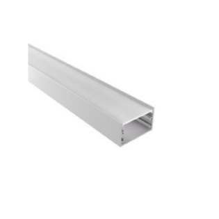 PERFIL SOBREPOR BRANCO 50X30MM COM 1 METRO - LUMINATTI
