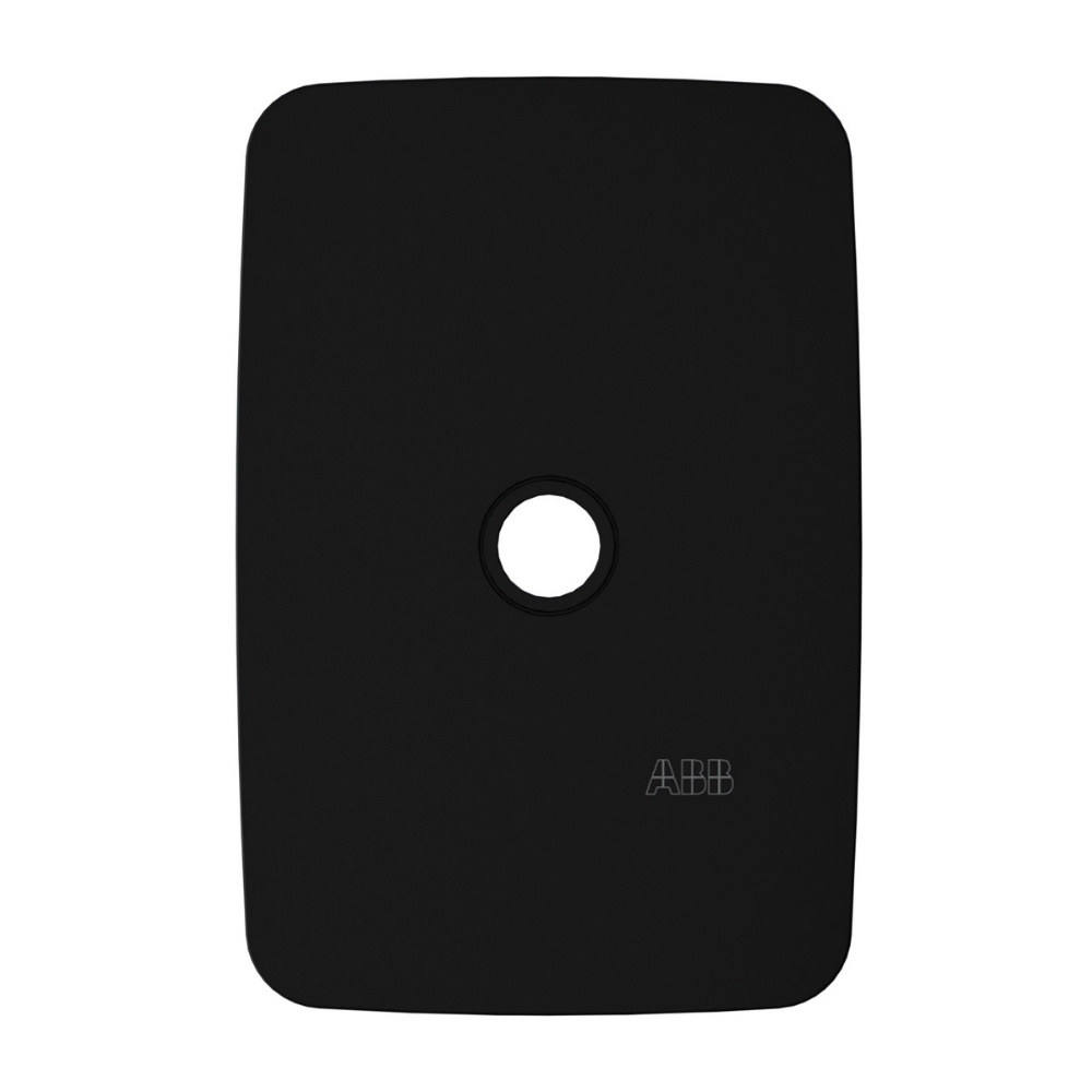 PLACA 4X2 CEGA COM SUPORTE PRETO ORIGEN - ABB