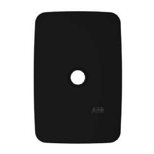 PLACA 4X2 CEGA COM SUPORTE PRETO ORIGEN - ABB