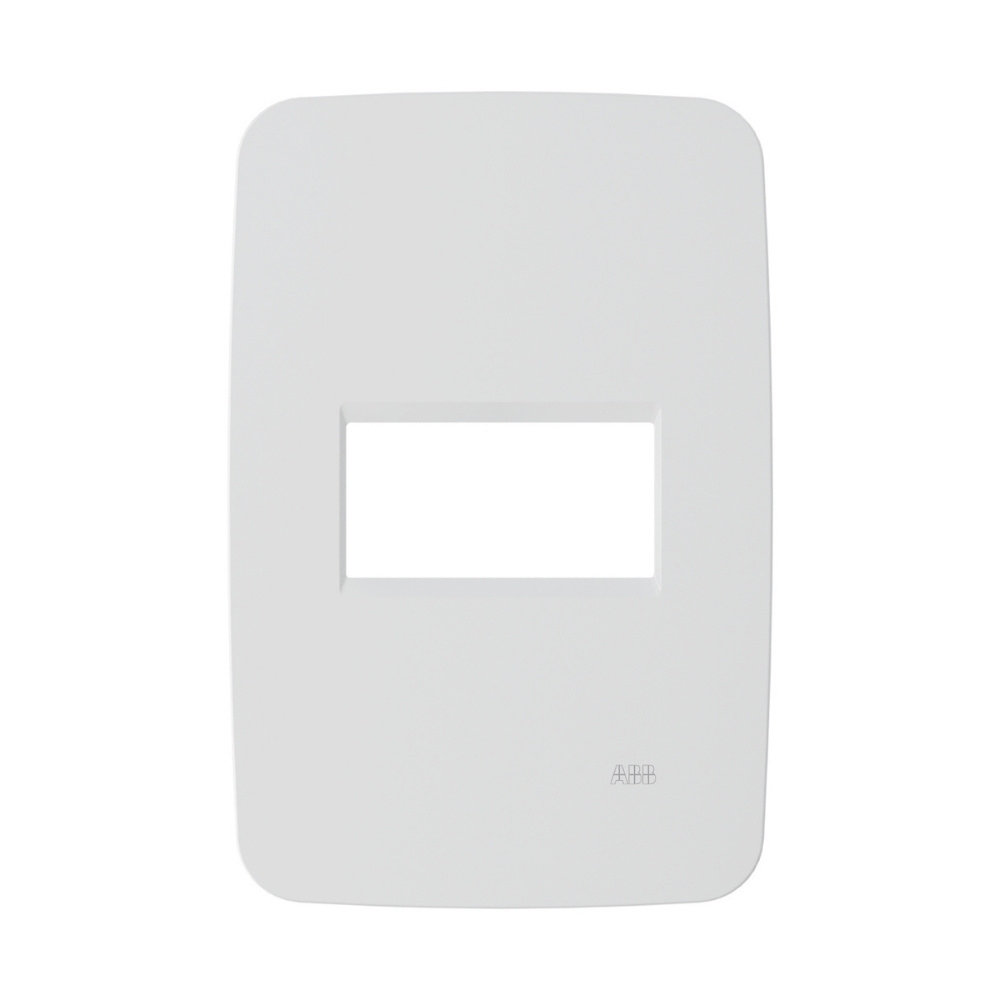 PLACA 4X2 PARA 1 POSTO BRANCO COM SUPORTE ORIGEN - ABB
