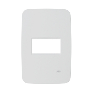 PLACA 4X2 PARA 1 POSTO BRANCO COM SUPORTE ORIGEN - ABB