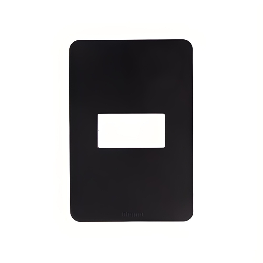 PLACA 4X2 PARA 1 POSTO PRETO SEM SUPORTE MATIXGO - BTICINO