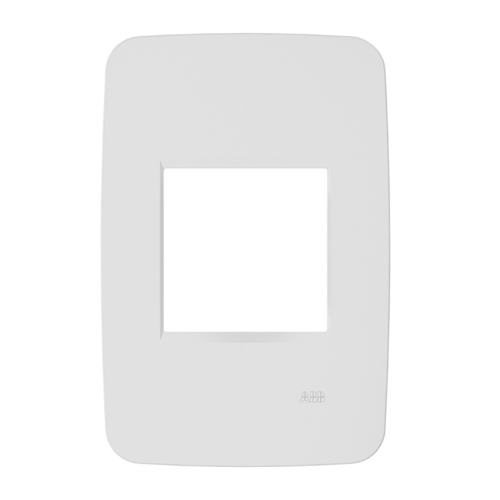 PLACA 4X2 PARA 2 POSTOS BRANCO COM SUPORTE ORIGEN - ABB