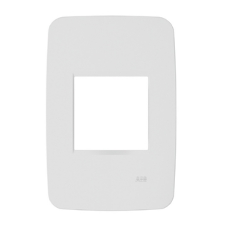 PLACA 4X2 PARA 2 POSTOS BRANCO COM SUPORTE ORIGEN - ABB
