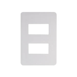 PLACA 4X2 PARA 2 POSTOS SEPARADOS BRANCO SEM SUPORTE MATIXGO - BTICINO