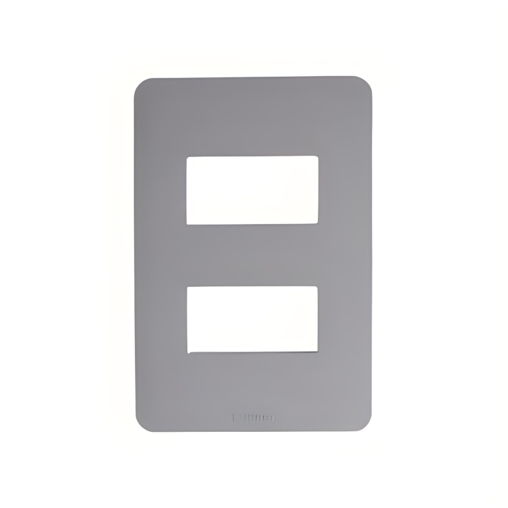 PLACA 4X2 PARA 2 POSTOS SEPARADOS CINZA SEM SUPORTE MATIXGO - BTICINO