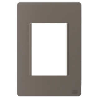 PLACA 4X2 PARA 3 POSTOS ARGILA SEM SUPORTE ESATTA - WEG