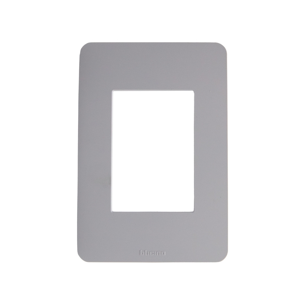 PLACA 4X2 PARA 3 POSTOS CINZA SEM SUPORTE MATIXGO - BTICINO