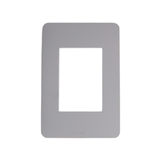 PLACA 4X2 PARA 3 POSTOS CINZA SEM SUPORTE MATIXGO - BTICINO