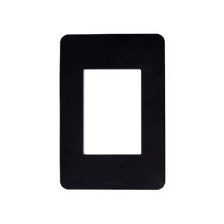 PLACA 4X2 PARA 3 POSTOS PRETO SEM SUPORTE MATIXGO - BTICINO
