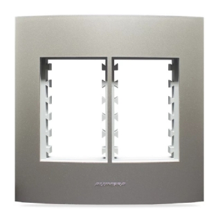 PLACA 4X4 6 POSTOS COM SUPORTE CLASS TITANIUM INOVA PRO - ALUMBRA