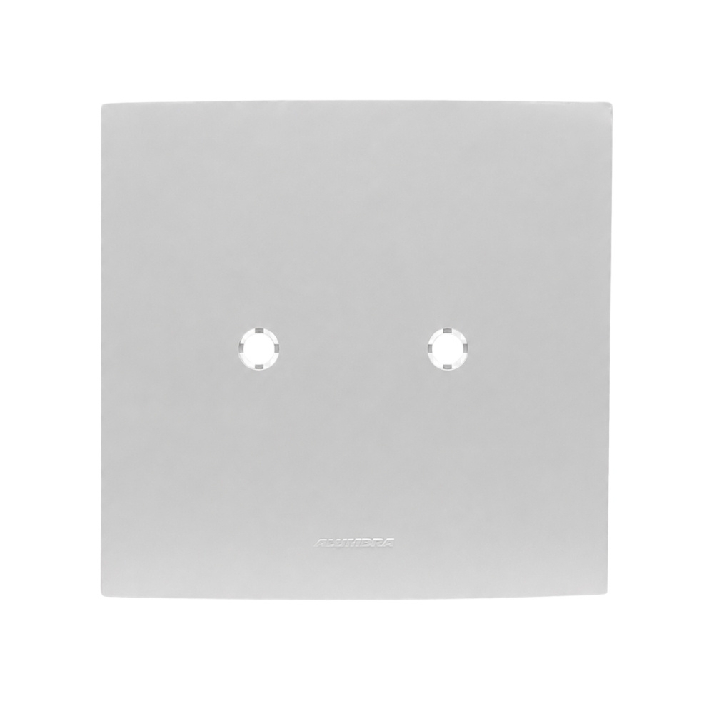 PLACA 4X4 CEGA/SAIDA DE FIO COM SUPORTE BRANCO INOVA PRO - ALUMBRA
