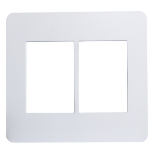 PLACA 4X4  PARA 3+3 POSTOS BRANCO SEM SUPORTE MATIXGO - BTICINO