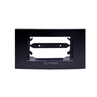 PLACA PARA 1 POSTO COM SUPORTE PRETO PARA MOVEIS INOVA PRO - ALUMBRA
