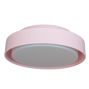 PLAFON DUBAI SOBREPOR PARA 3 LAMPADAS E27 ROSA REDONDO 36CM - MADRILUX