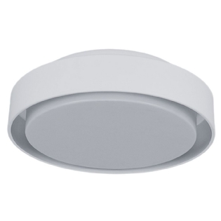 PLAFON DUBAI SOBREPOR PARA 3 LAMPADAS E27 BRANCO REDONDO 36CM - MADRILUX