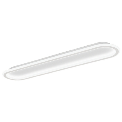 PLAFON LED SLIN 78W AJUSTAVEL 3000K 4000K 6000K 5460LM BRANCO 90X20CM RT - HEVVY