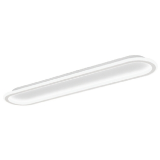 PLAFON LED SLIN 78W AJUSTAVEL 3000K 4000K 6000K 5460LM BRANCO 90X20CM RT - HEVVY