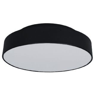PLAFON IBIZA PARA 3 LAMPADAS E27 PRETO 36CM - MADRILUX