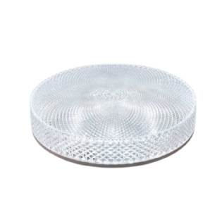 PLAFON LED BEAU CRISTAL 24W LUZ AMARELA 3000K 1800LM ACRILICO - S&L