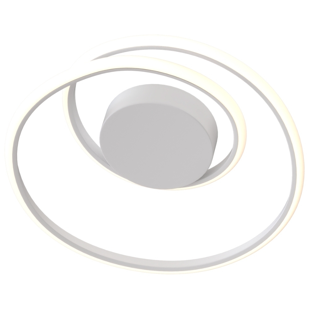 PLAFON LED CIRCLE 30W 3000/4000/6000K BRANCO 40CM REDONDO - HEVVY