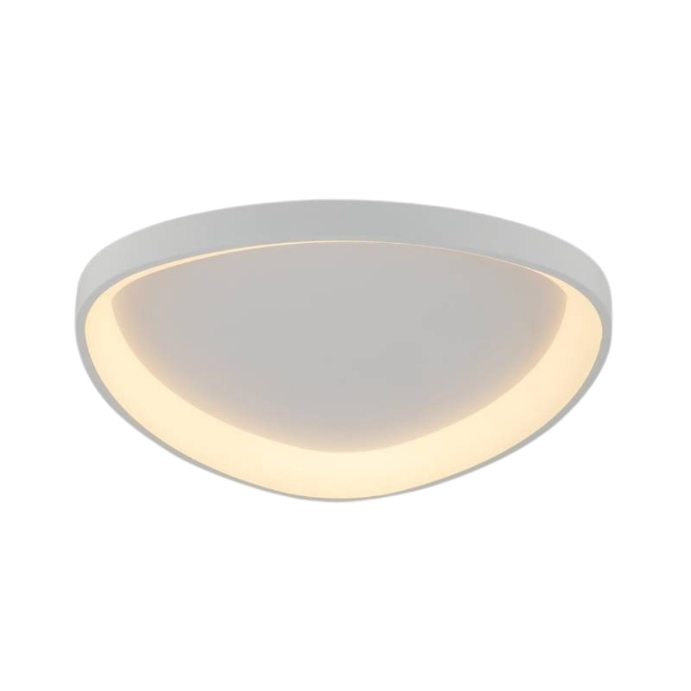 PLAFON LED DAMA BRANCO BIVOLT 34W LUZ AMARELA 3000K 45CM - S&L