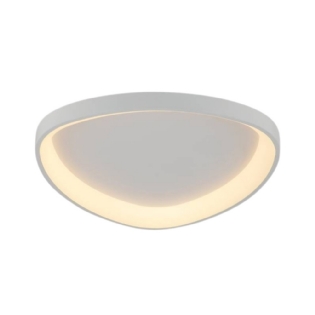 PLAFON LED DAMA BRANCO BIVOLT 34W LUZ AMARELA 3000K 45CM - S&L