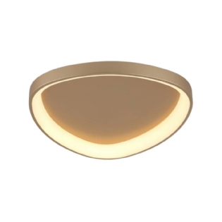 PLAFON LED DAMA DOURADO BIVOLT 34W LUZ AMARELA 3000K 45CM - S&L