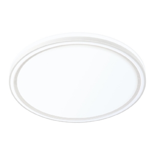 PLAFON LED GENOVA 20W 3000K/4000K/6000K BRANCO 30CM REDONDO - HEVVY