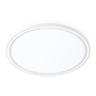 PLAFON LED GENOVA 31W 3000K/4000K/6000K BRANCO 37CM REDONDO - HEVVY