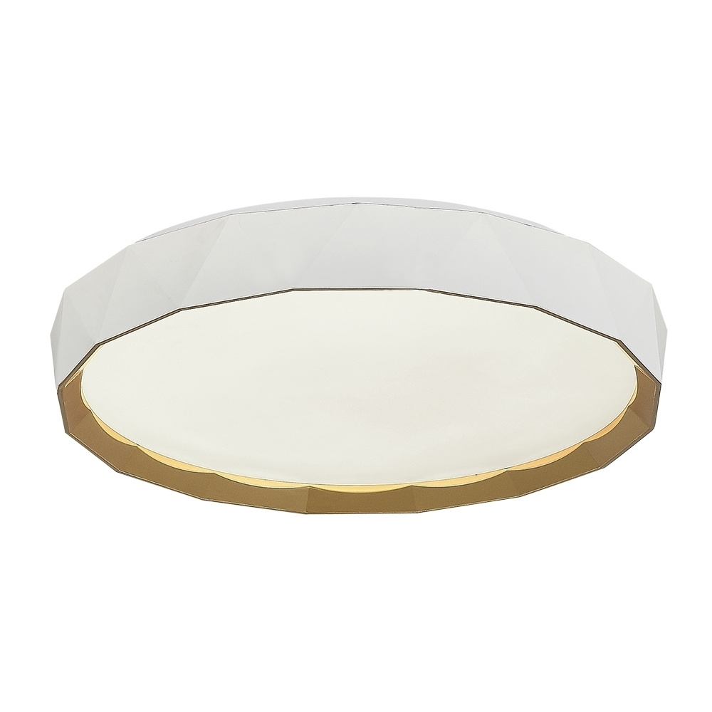 PLAFON LED GLORIA 48W AMARELA/NEUTRA/BRANCO 3840LM 48CM BRANCO REDONDO - BLUMENAU